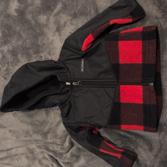Columbia Other - Columbia infant jacket red and black buffalo check